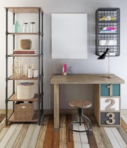 Walmart doesn’t just sell a desk for students. They bundle that desk with a lamp, a pinboard, a soft mirror, and a bin set—all in one neat seasonal combo. 