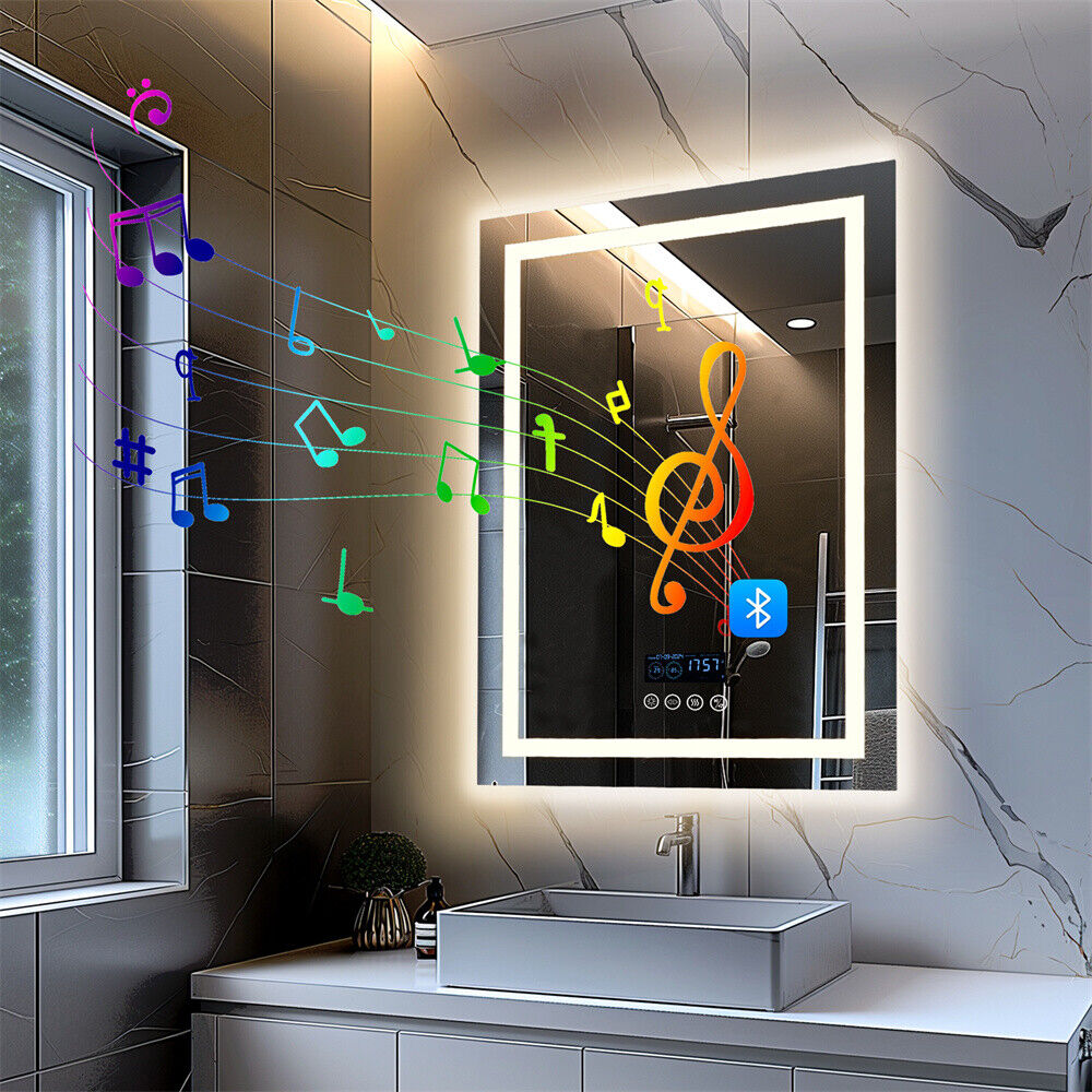 Anti-Fog Bathroom Mirror with Lights for Interior Designers