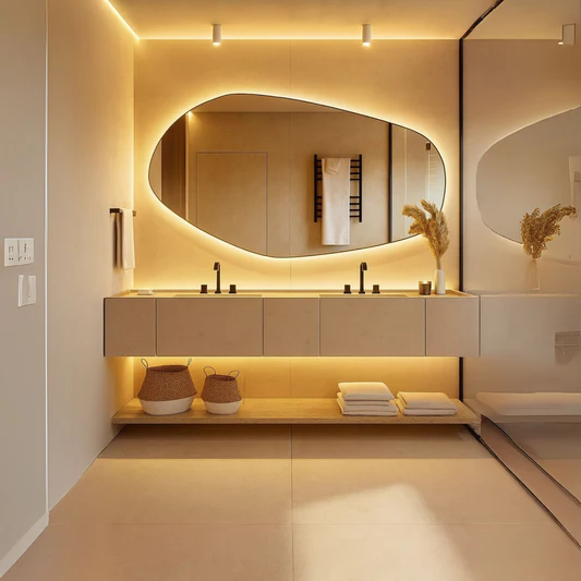 LED mirror project supply KSA