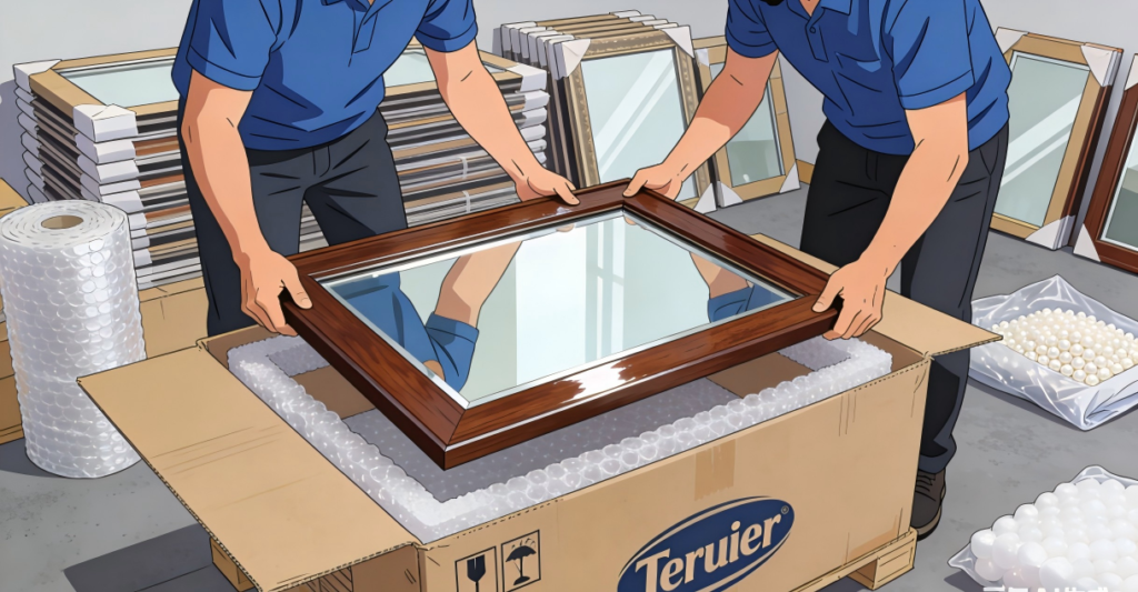 packaging protection for mirrors Saudi projects