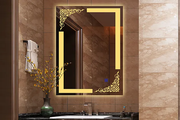 Hospitality Mirror Supply Anti-Fog LED Mirror OEM & Retail Supply for KSA