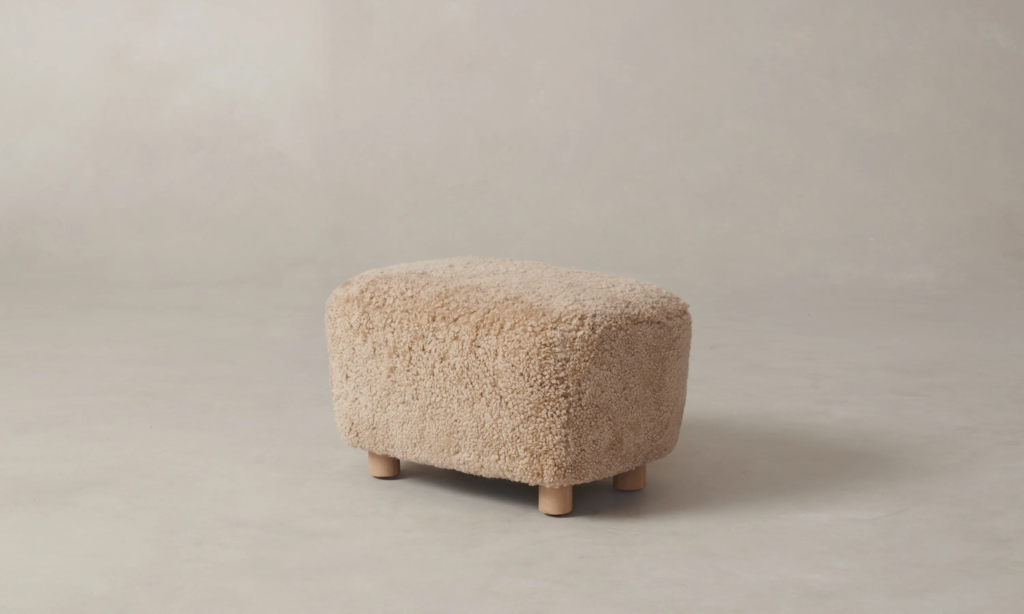 Shearling Ottoman Wholesale for Retail