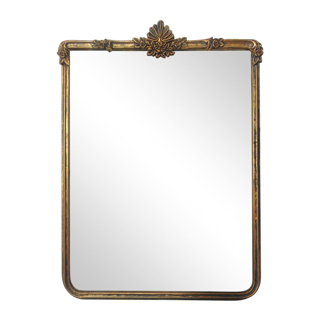 Antique Gold Ornate Wall Mirror Wholesale | Vintage-Style Decorative Mirror Supplier