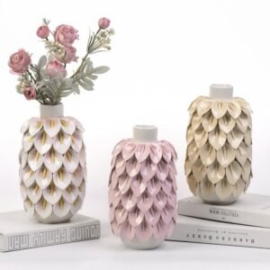 3D Petal-Scale Sculptural Vase Set for Retail Buyers