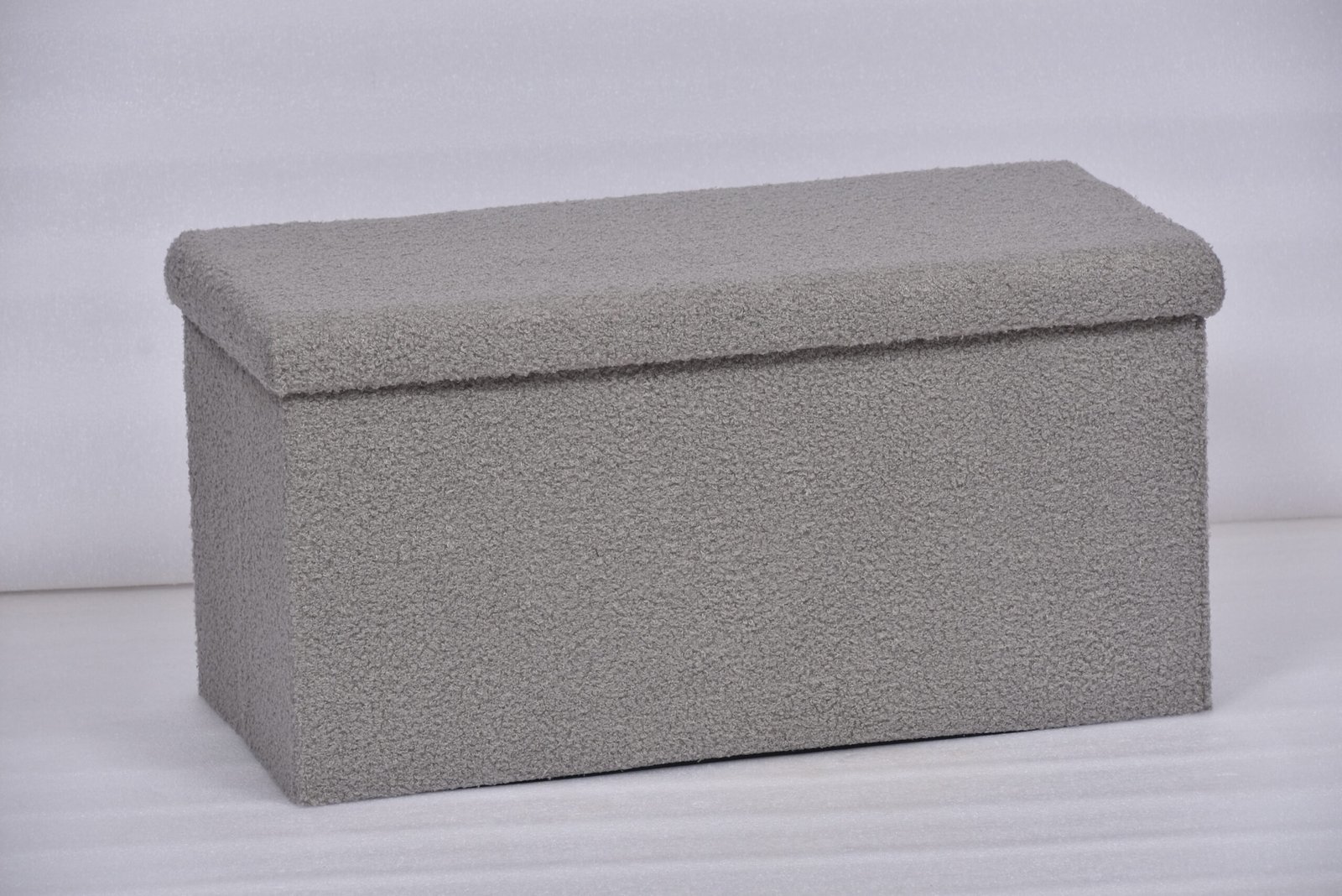 Germany Shoe Storage Ottoman Supplier | Bouclé Storage Bench, Neutral Home Décor & Spec Pack