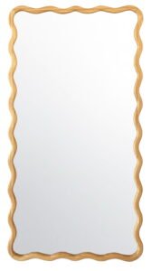 Scalloped Wall Mirror Natural Wood | A Retail Buyer’s Product Selection Logic | Teruier