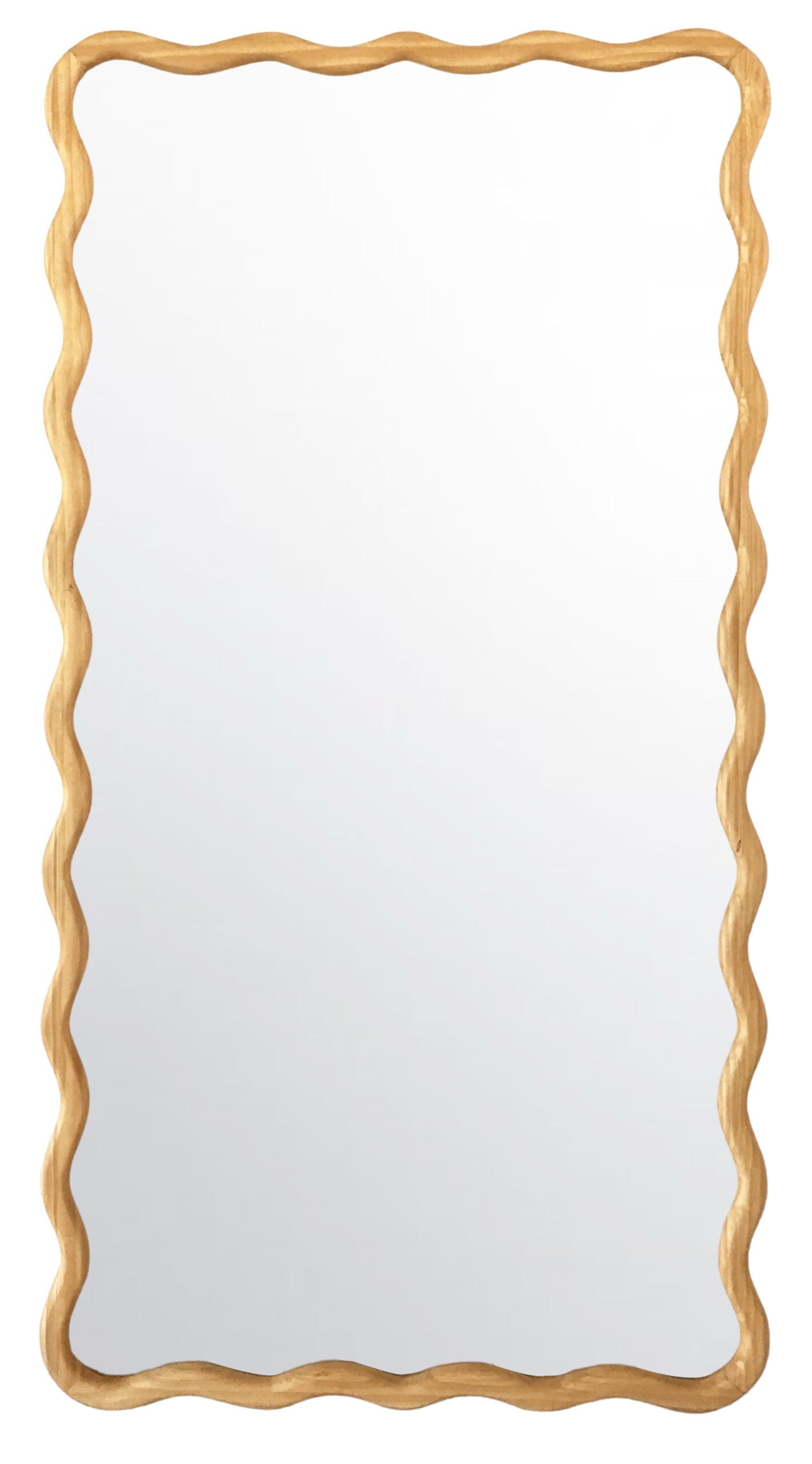 Scalloped Wall Mirror Natural Wood | A Retail Buyer’s Product Selection Logic | Teruier