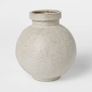 Neutral Ceramic Vase Wholesale | Textured Stoneware Vase Supplier