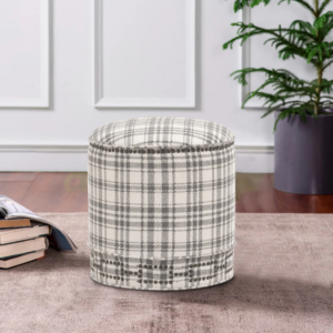 Plaid Upholstered Storage Bin Wholesale | Decorative Fabric Basket Supplier
