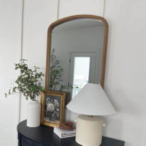 Wood Framed Wall Mirror Wholesale | Rounded Rectangular Mirror Supplier
