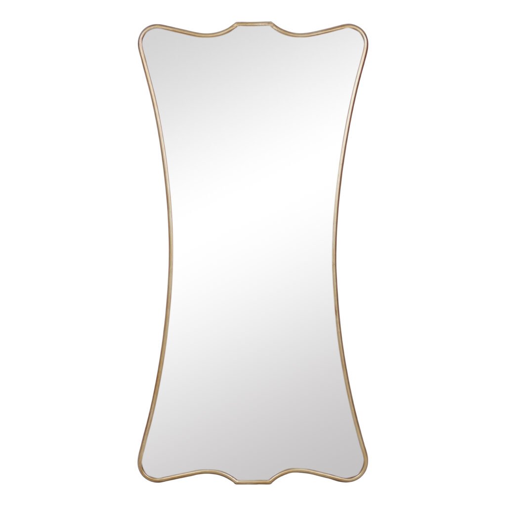 A Gold Shaped Mirror for Buyers Who Want Curves Without Going Oversized