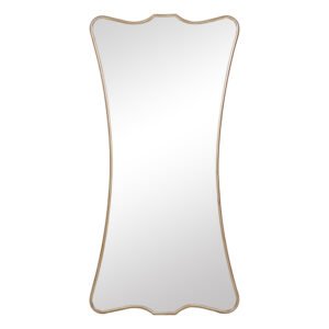 A Gold Shaped Mirror for Buyers Who Want Curves Without Going Oversized