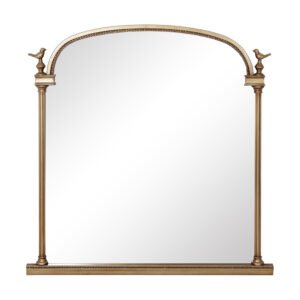 A Vintage Gold Arch Mirror for Buyers Who Need Statement Value Without Floor-Mirror Size