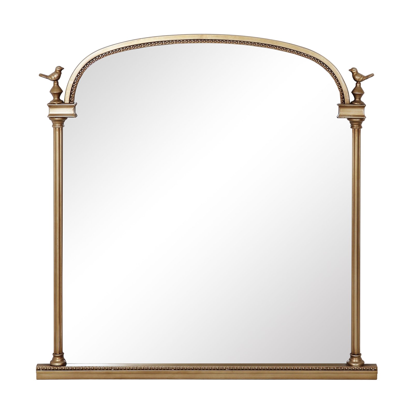 A Vintage Gold Arch Mirror for Buyers Who Need Statement Value Without Floor-Mirror Size