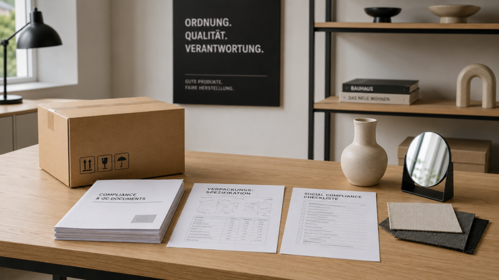 Compliance Documents for Importers: How German Home Buyers Verify Packaging, Quality and Social Compliance