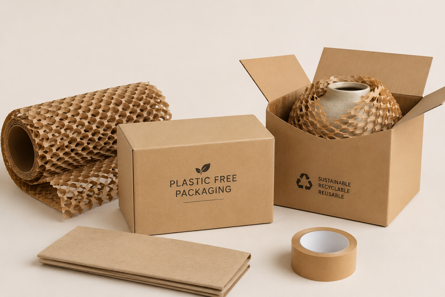Plastic-Free Packaging: How U.S. Home Décor Buyers Reduce Damage Without Overpacking