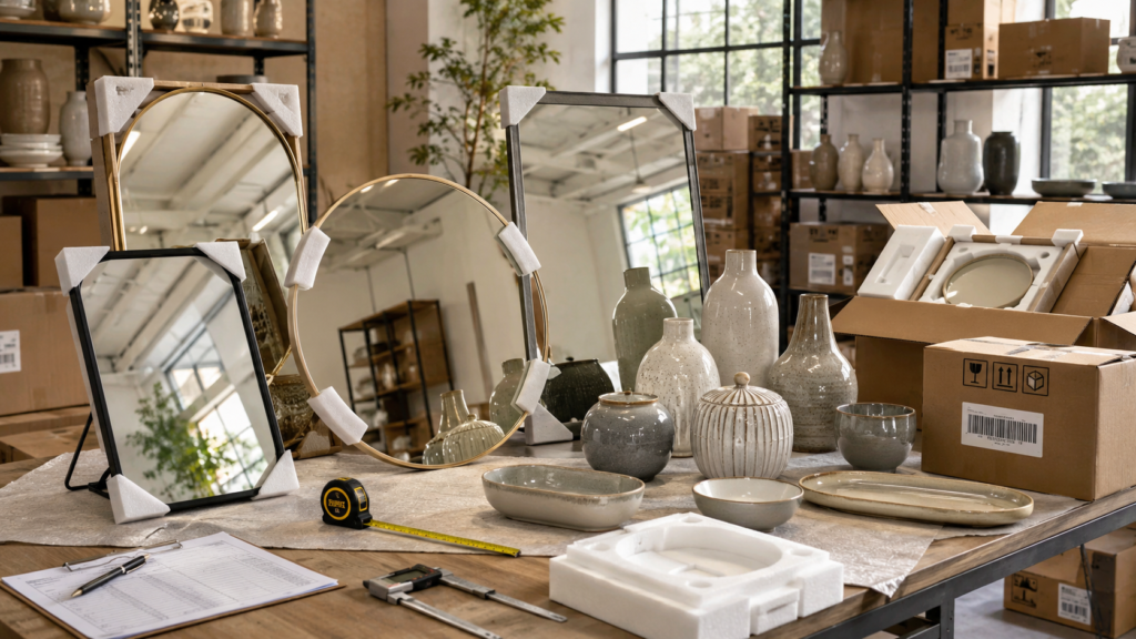QC Checkpoints for Mirror Supply, Glaze Consistency and Amazon Packaging: A U.S. Buyer’s Story