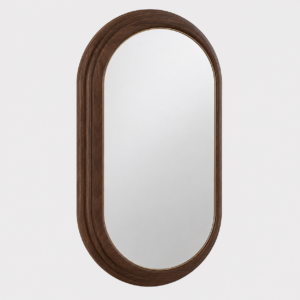 Modern Heritage Walnut Floor Mirror