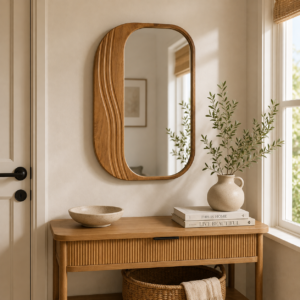 Acacia Relief Petite Mirror